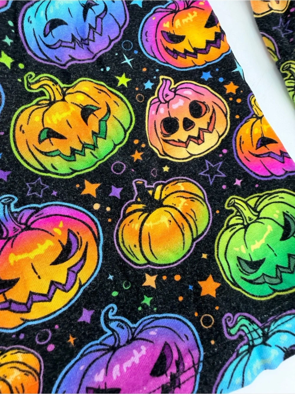 Bums & Roses Halloween Pumpkin Pajamas 4T 4